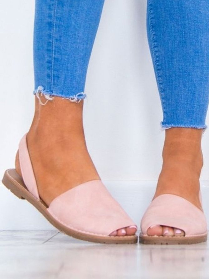 Women Simple Flat Summer Sandals | zolucky